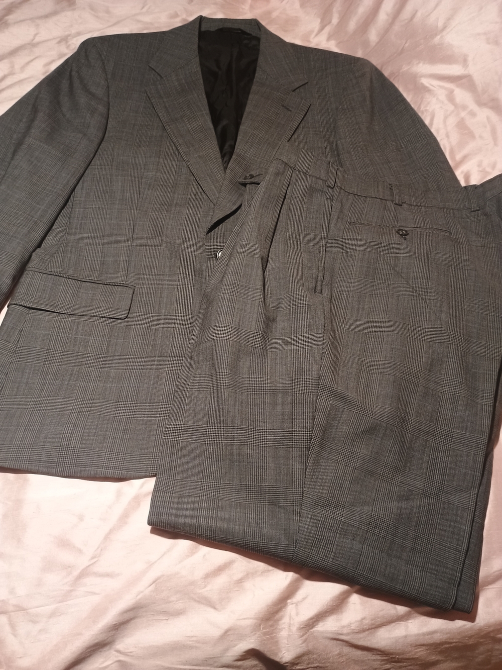 Brooks Brothers Gray Glen Plaid Two-Piece Suit